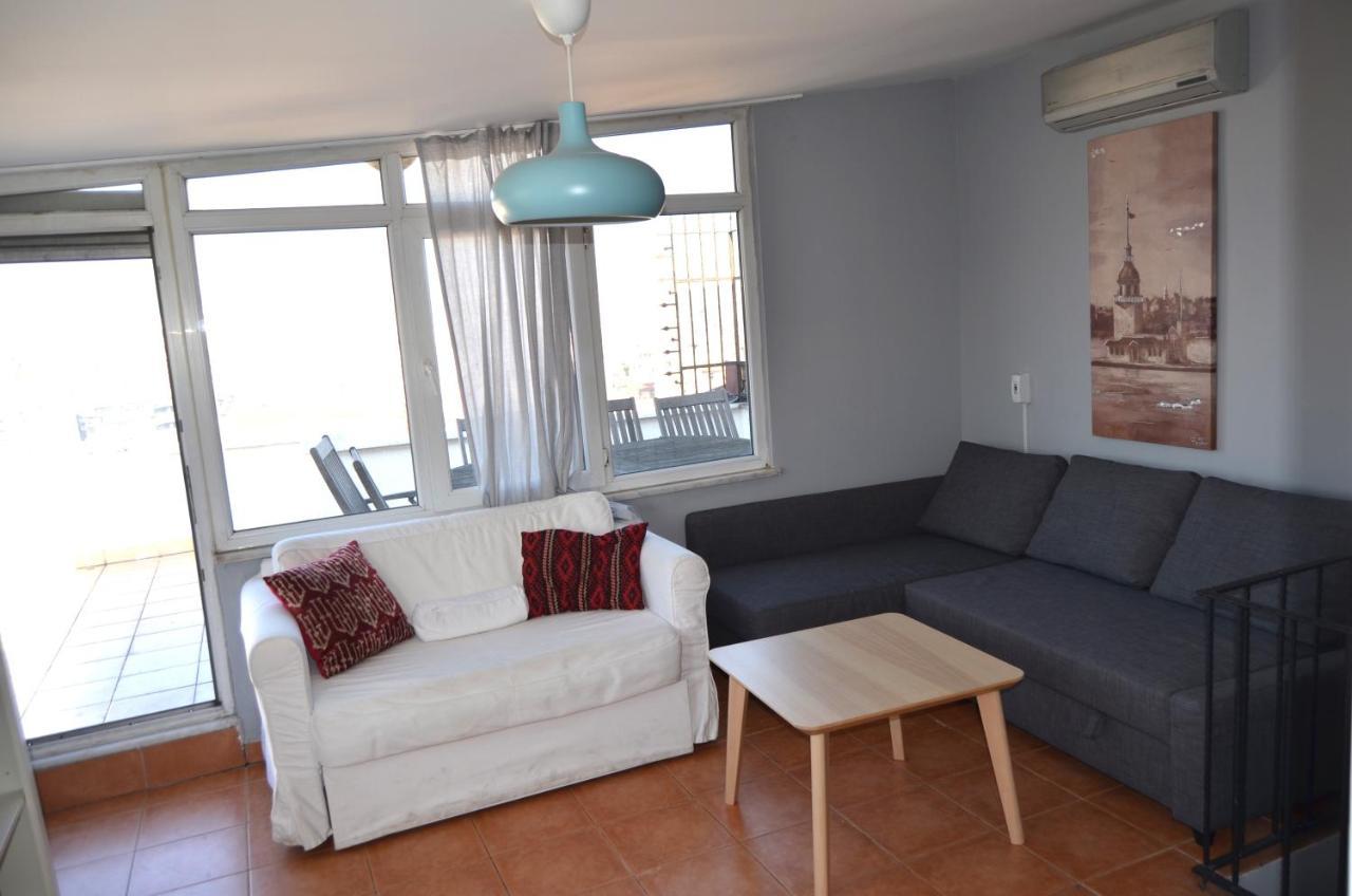 6 Romantic City View Flat With Terrace อิสตันบูล ภายนอก รูปภาพ